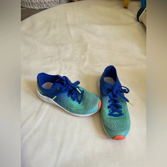 BIG KIDS J CREW CREWCUTS XNEWBALANCE UV BLUE FRESH FOAM FAST SNEAKERS - Picture 7 of 7